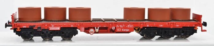 NPE Modellbau NW22985 - H0 - Flachwagen Salmms 454, Coils-Ladung, DB AG, Ep. IV-V